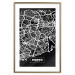 Poster Negative Map: Porto - black and white city map in Portugal 123045 additionalThumb 16