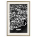 Poster Negative Map: Porto - black and white city map in Portugal 123045 additionalThumb 19
