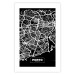 Poster Negative Map: Porto - black and white city map in Portugal 123045 additionalThumb 19