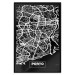 Poster Negative Map: Porto - black and white city map in Portugal 123045 additionalThumb 24