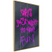Poster Girls Just Want to Have Fun - English inscription in graffiti style 124445 additionalThumb 14