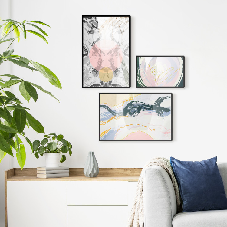 Posters set Pastel Abstraction 124945