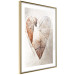 Poster Love Tree - wood texture in the shape of a heart against a wall 127345 additionalThumb 11