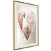 Poster Love Tree - wood texture in the shape of a heart against a wall 127345 additionalThumb 13