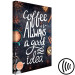 Canvas Art Print Coffee Is Always a Good Idea (1-part) vertical - English text 129145 additionalThumb 6