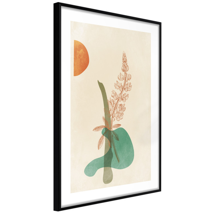Wall Poster Lupine - unique abstraction with a plant and rounded shapes in boho style 129345 additionalImage 9