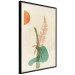 Wall Poster Lupine - unique abstraction with a plant and rounded shapes in boho style 129345 additionalThumb 13