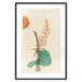 Wall Poster Lupine - unique abstraction with a plant and rounded shapes in boho style 129345 additionalThumb 15