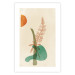 Wall Poster Lupine - unique abstraction with a plant and rounded shapes in boho style 129345 additionalThumb 19