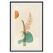Wall Poster Lupine - unique abstraction with a plant and rounded shapes in boho style 129345 additionalThumb 19