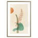 Wall Poster Lupine - unique abstraction with a plant and rounded shapes in boho style 129345 additionalThumb 16