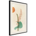 Wall Poster Lupine - unique abstraction with a plant and rounded shapes in boho style 129345 additionalThumb 3