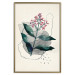 Wall Poster Watercolor Plant - abstract plant with flowers in watercolor style 129545 additionalThumb 21