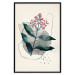 Wall Poster Watercolor Plant - abstract plant with flowers in watercolor style 129545 additionalThumb 16
