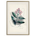 Wall Poster Watercolor Plant - abstract plant with flowers in watercolor style 129545 additionalThumb 20