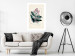 Wall Poster Watercolor Plant - abstract plant with flowers in watercolor style 129545 additionalThumb 5