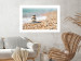 Poster Summer Moment - beach landscape with stones against the sea and clear sky 129845 additionalThumb 3
