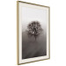Wall Poster Power Dormant in a Tree - landscape of a leafless tree in thick fog 130245 additionalThumb 3