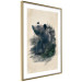 Wall Poster Bear Valley - whimsical animal among plants on a beige background 130445 additionalThumb 9
