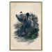 Wall Poster Bear Valley - whimsical animal among plants on a beige background 130445 additionalThumb 21