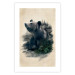 Wall Poster Bear Valley - whimsical animal among plants on a beige background 130445 additionalThumb 25