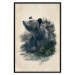Wall Poster Bear Valley - whimsical animal among plants on a beige background 130445 additionalThumb 16