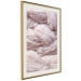 Poster Woolen Fantasy - pink fabric composition in the form of loose threads 131845 additionalThumb 3