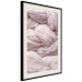 Poster Woolen Fantasy - pink fabric composition in the form of loose threads 131845 additionalThumb 2