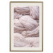 Poster Woolen Fantasy - pink fabric composition in the form of loose threads 131845 additionalThumb 20