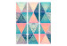 Room Separator Oriental Triangles (3-piece) - colorful geometric Mandalas 132945 additionalThumb 3
