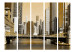 Room Divider Chicago Bridge (Vintage Effect) II (5-piece) - city architecture 133045 additionalThumb 3