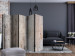 Room Divider Old Concrete II (5-piece) - industrial composition in gray background 133545 additionalThumb 4