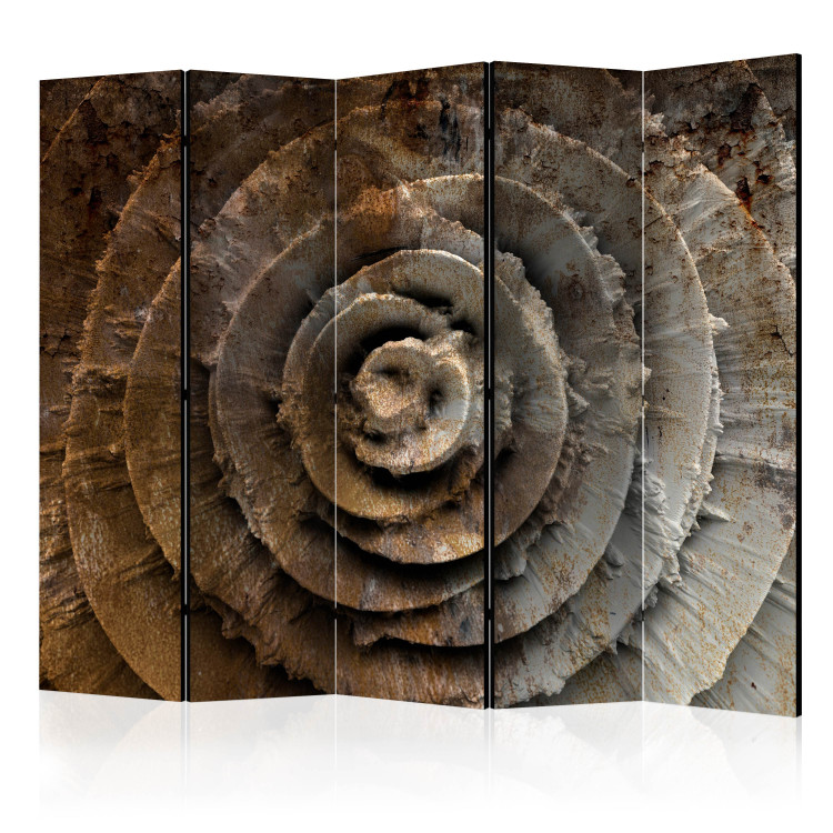 Room Divider Screen Desert Rose II - texture with abstract motif of concrete rose 133645