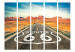 Room Separator Route 66 II (5-piece) - landscape of an asphalt road against the desert 134145 additionalThumb 3