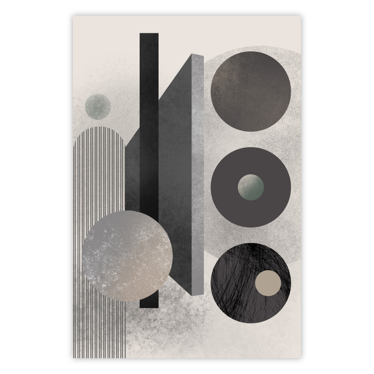 Wall Poster Geometric Harmony - abstract composition of geometric shapes 134745