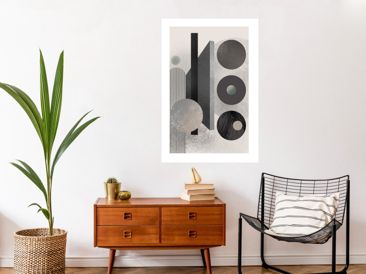 Wall Poster Geometric Harmony - abstract composition of geometric shapes 134745 additionalImage 11