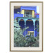 Poster Majorelle Garden - luxurious blue building with columns and garden 134845 additionalThumb 20