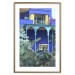 Poster Majorelle Garden - luxurious blue building with columns and garden 134845 additionalThumb 14