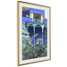 Poster Majorelle Garden - luxurious blue building with columns and garden 134845 additionalThumb 3