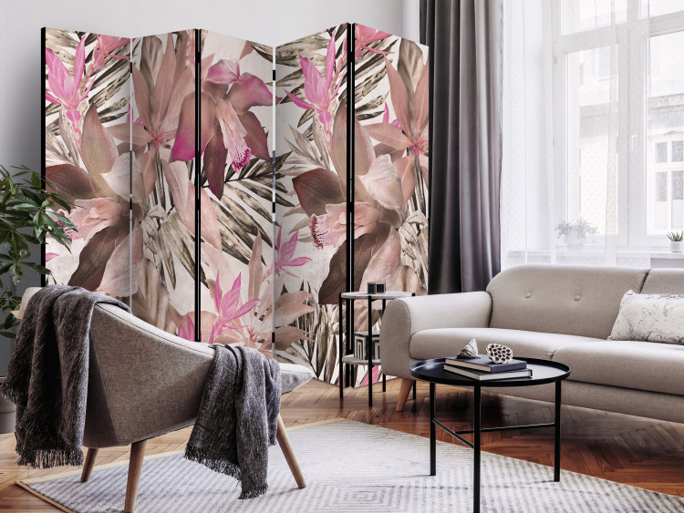 Folding Screen Blooming Jungle II [Room Dividers] 136145 additionalImage 2