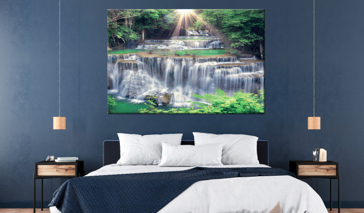 Large canvas print Tropical Waterfall II [Large Format] 136345 additionalImage 4