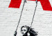 Large canvas print Parking Girl Swing by Banksy II [Large Format] 136445 additionalThumb 5
