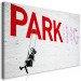 Large canvas print Parking Girl Swing by Banksy II [Large Format] 136445 additionalThumb 2