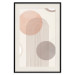Wall Poster Fountain - geometric abstraction in rounded shapes in scandi boho style 136545 additionalThumb 23