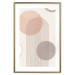 Wall Poster Fountain - geometric abstraction in rounded shapes in scandi boho style 136545 additionalThumb 18