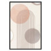 Wall Poster Fountain - geometric abstraction in rounded shapes in scandi boho style 136545 additionalThumb 2