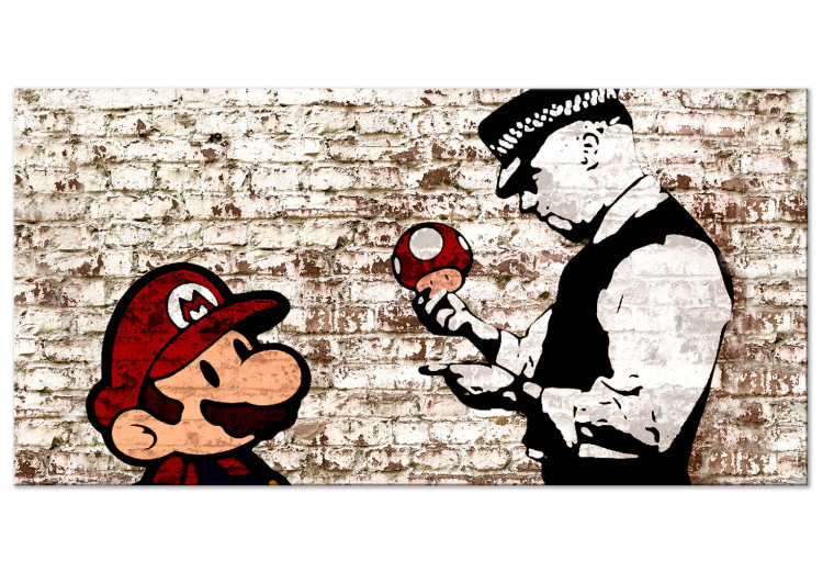 Large canvas print Mario Bros: Torn Wall II [Large Format] 137545