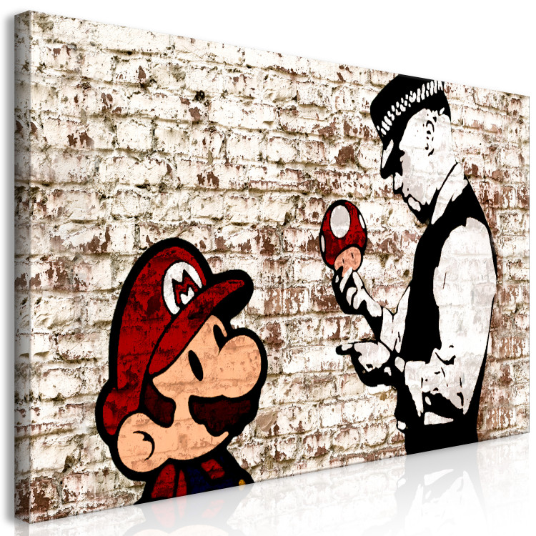 Large canvas print Mario Bros: Torn Wall II [Large Format] 137545 additionalImage 2