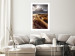 Wall Poster Trembling Whispers - sunlit meadow landscape against dense clouds 138045 additionalThumb 18