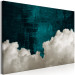 Canvas Emerald Abstraction (1-piece) Wide - clouds on a green background 138745 additionalThumb 2